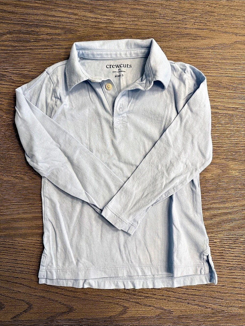 J.Crew Crewcuts Long Sleeve Polo 3T